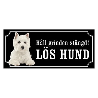 West highland white terrier gammaldags stil