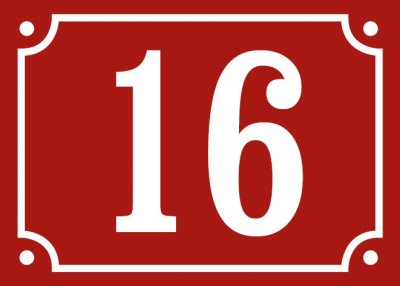 skylt med egen text gammaldags stil emaljskylt husnummer i olika färger