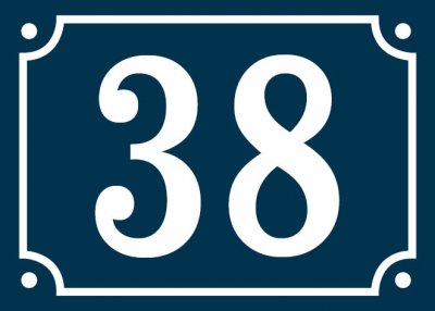 skylt med egen text gammaldags stil emaljskylt husnummer i olika färger