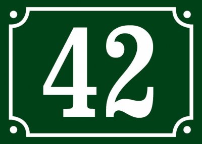 skylt med egen text gammaldags stil emaljskylt husnummer i olika färger