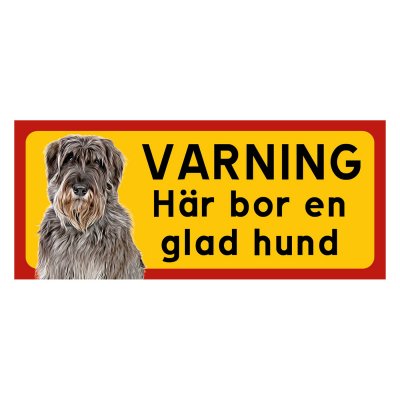 Röd/gul hundskylt, Riesenschnauzer hundskyltar, hundskyltar