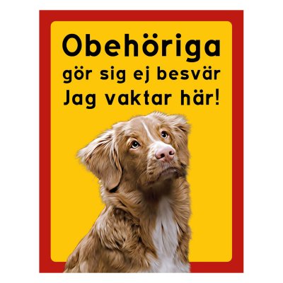 Röd/gul hundskylt, Tollare hundskyltar, hundskyltar
