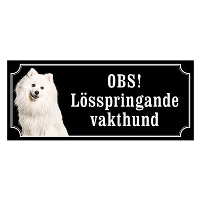 Japansk spets, spets, hundskylt, spets japansk