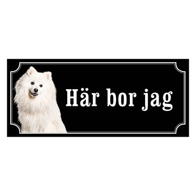 Japansk spets, spets, hundskylt, spets japansk