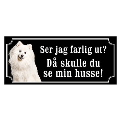 Japansk spets, spets, hundskylt, spets japansk