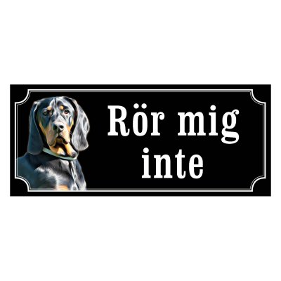 Gonczy polski gammaldags stil emaljskylt hund