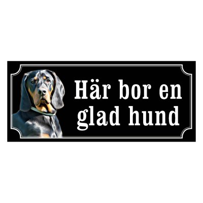 Gonczy polski gammaldags stil emaljskylt hund