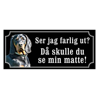 Gonczy polski gammaldags stil emaljskylt hund