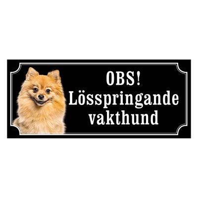 Tysk spets, hundskyltar, gammaldags stil