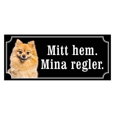 Tysk spets, hundskyltar, gammaldags stil