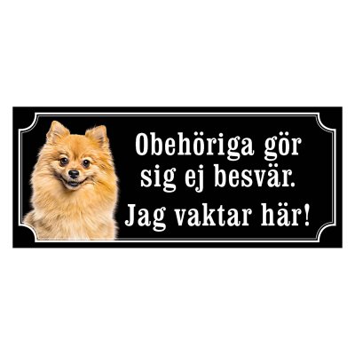 Tysk spets, hundskyltar, gammaldags stil