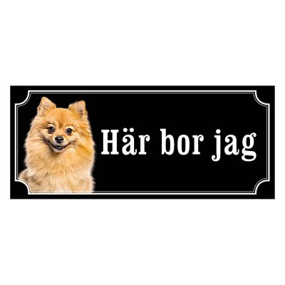 Tysk spets, hundskyltar, gammaldags stil