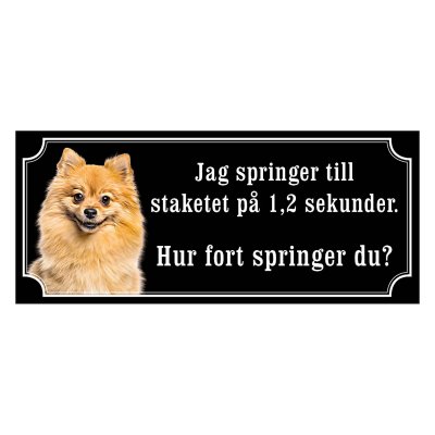Tysk spets, hundskyltar, gammaldags stil