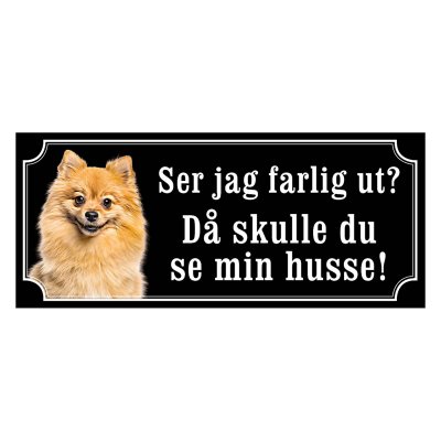 Tysk spets, hundskyltar, gammaldags stil
