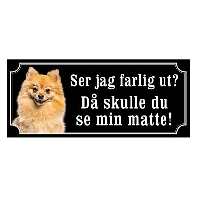 Tysk spets, hundskyltar, gammaldags stil