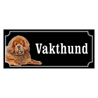 Tibiansk mastiff hundskylt