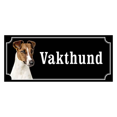 Foxterrier Smooth Hundskylt
