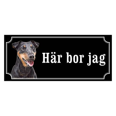 Tysk jaktterrier Hundskylt