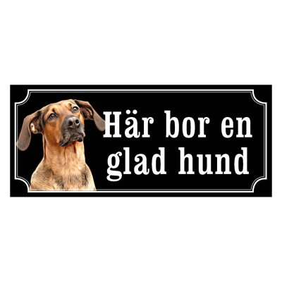 Schillerstövare hundskylt