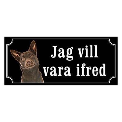 Australian Kelpie Hundskylt