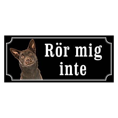 Australian Kelpie Hundskylt
