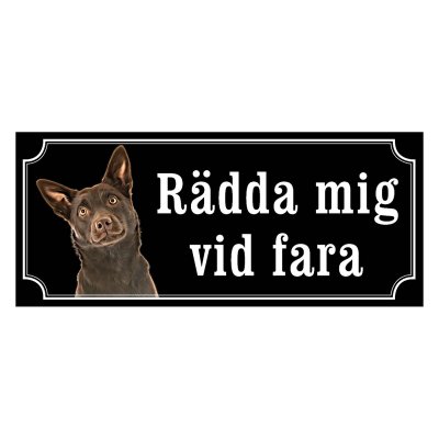 Australian Kelpie Hundskylt