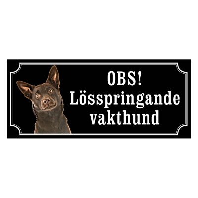 Australian Kelpie Hundskylt