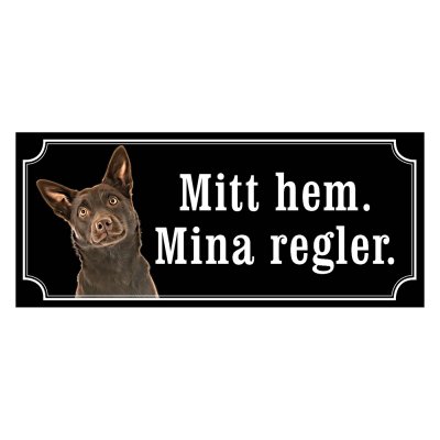Australian Kelpie Hundskylt