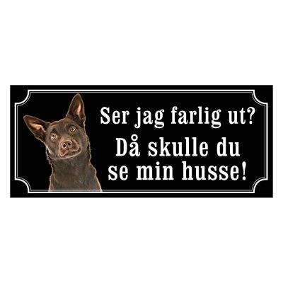 Australian Kelpie Hundskylt