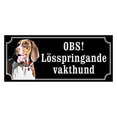 Schweizisk stövare Hundskylt