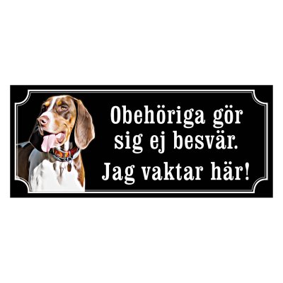 Schweizisk stövare Hundskylt
