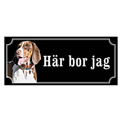 Schweizisk stövare Hundskylt