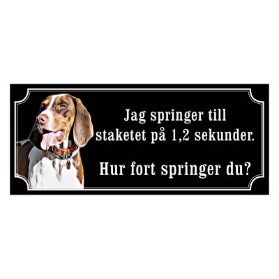 Schweizisk stövare Hundskylt