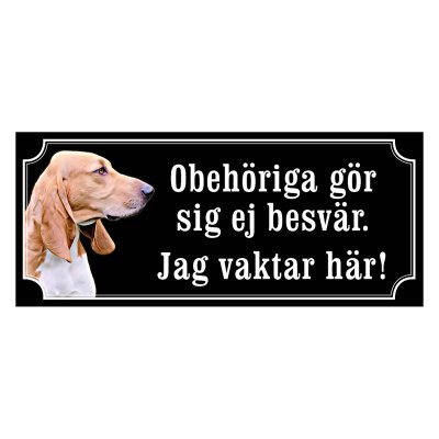 Schweizisk stövare schwyzer laufhund hundskylt