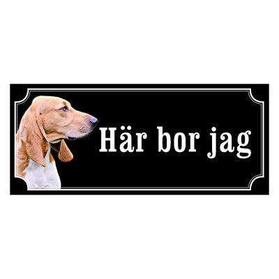 Schweizisk stövare schwyzer laufhund hundskylt