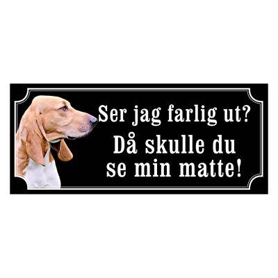 Schweizisk stövare schwyzer laufhund hundskylt
