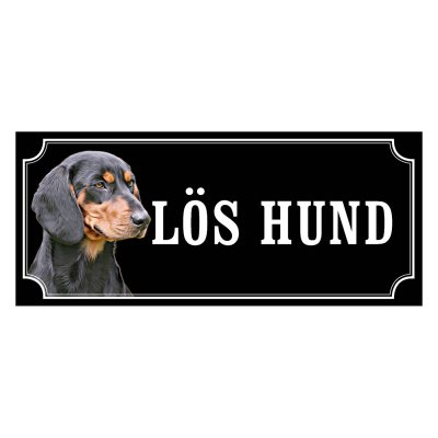 Schweizisk stövare hundskylt