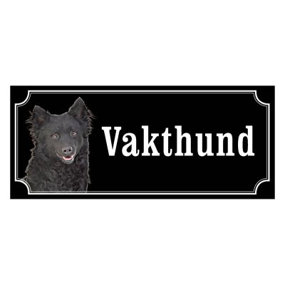 Mudi hundskylt