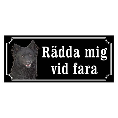 Mudi hundskylt