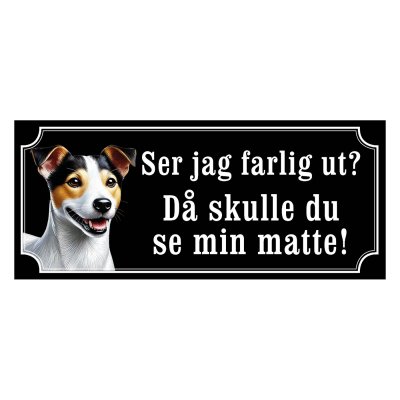 Nihon teria hundskyltar i gammaldags stil