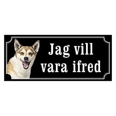 Norsk lundehund hundskylt