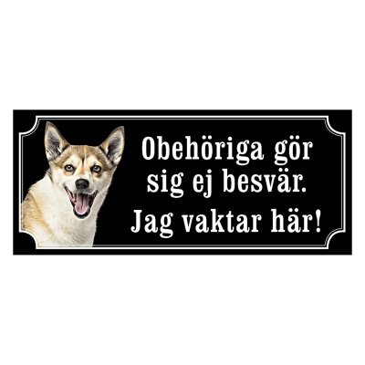 Norsk lundehund hundskylt