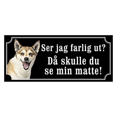 Norsk lundehund hundskylt