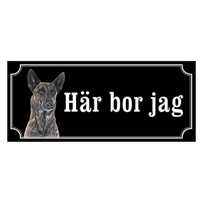 Hollandse herdershond gammaldags stil