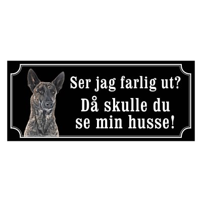 Hollandse herdershond gammaldags stil