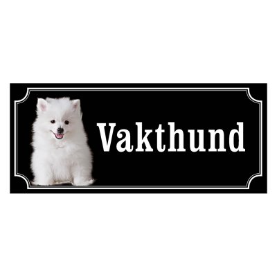 Volpino italiano - hundskylt