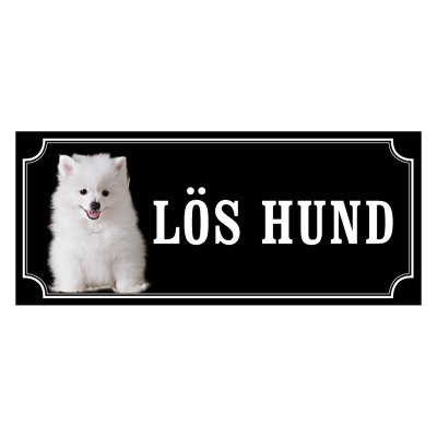 Volpino italiano - hundskylt