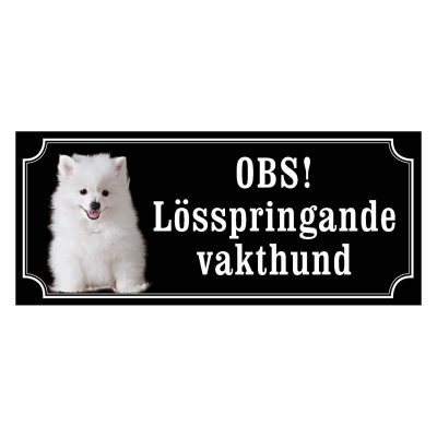 Volpino italiano - hundskylt