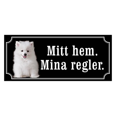 Volpino italiano - hundskylt