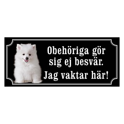 Volpino italiano - hundskylt